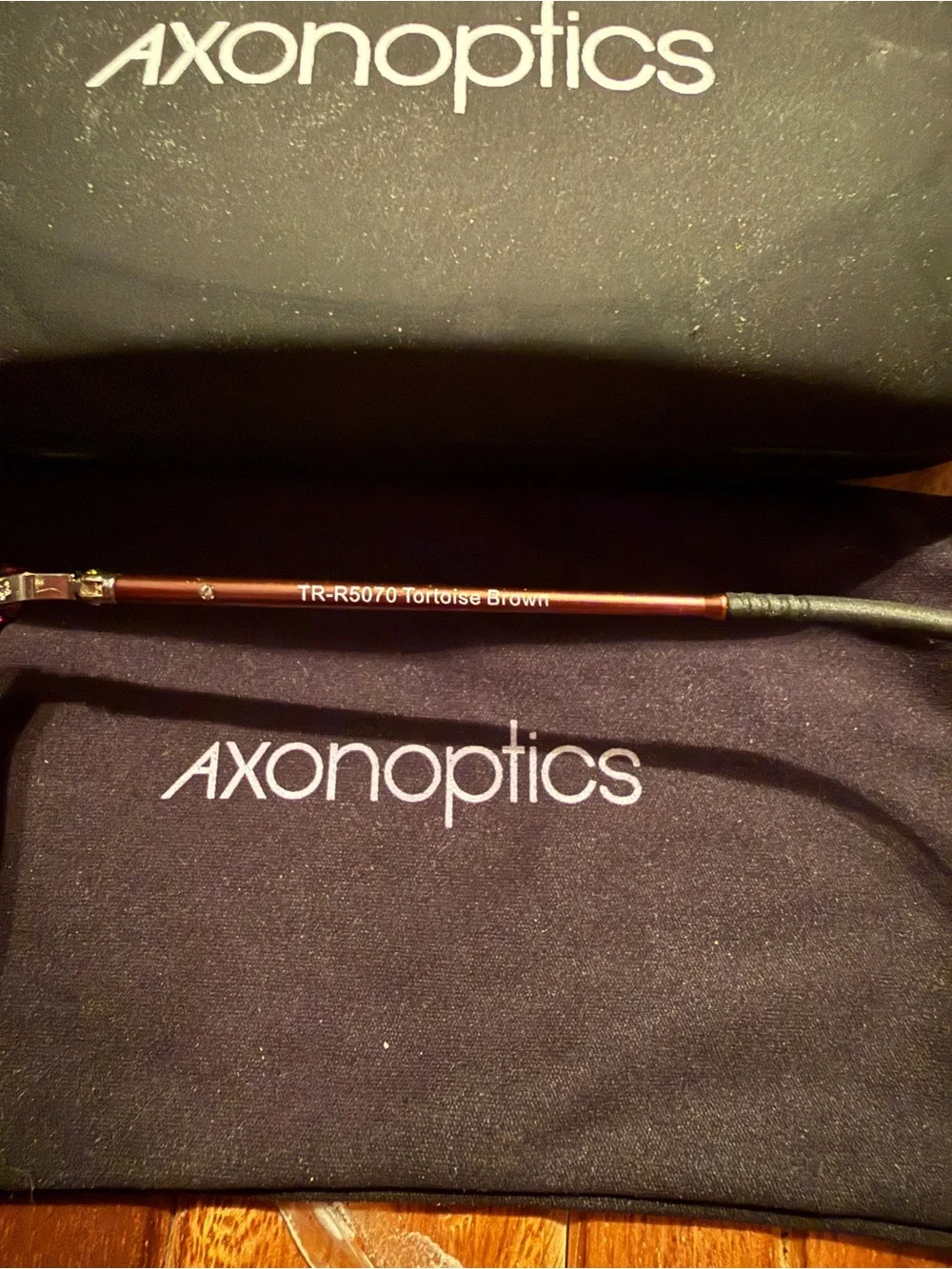 Axonoptics Tortoise Shell Blue Light Blocking Glasses with Case